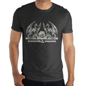 DUNGEONS AND DRAGONS W/ D20 DICE SHIRT "NWT"